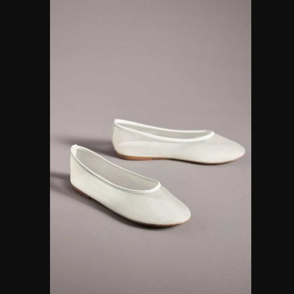 Anthropologie Shoes - New women's 10 By Anthropologie mesh ballet flats in Cream
